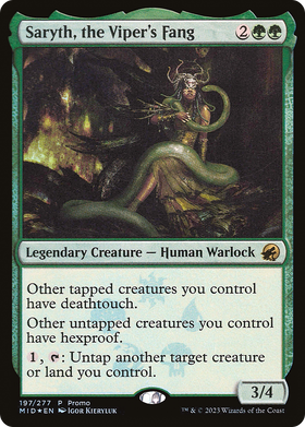 Saryth, the Viper's Fang (MEDIA-197) - Innistrad: Midnight Hunt Promos Foil
