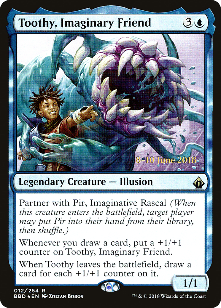 Toothy, Imaginary Friend (LARP-12S) - Battlebond Promos Foil