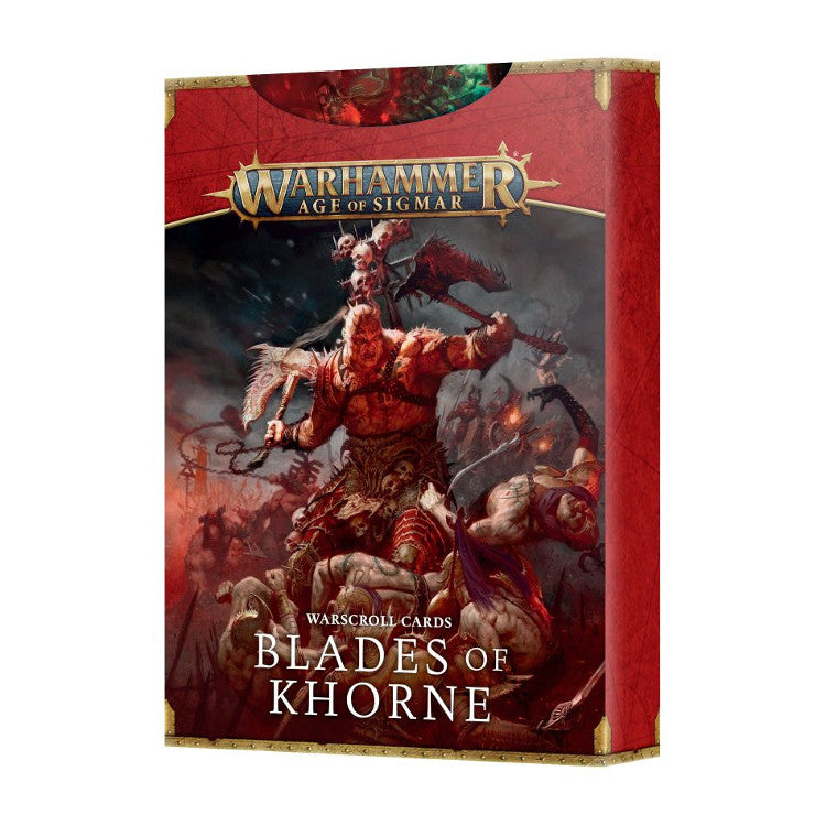 Warhammer Age of Sigmar: Warscroll Cards - Blades of Khorne (3rd Edition)