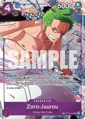 Zoro-Juurou (ST18-004) (TR) Emperors in the New World Foil