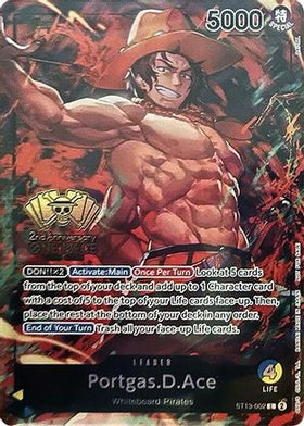 Portgas.D.Ace (2nd Anniversary Tournament) (ST13-002) One Piece Promotion Cards Foil