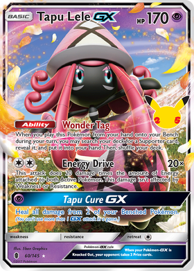 Tapu Lele-GX 60/25 - Celebrations Classic Collection Holofoil (MP)