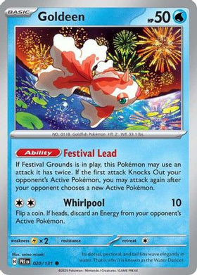 Goldeen 20 - SV Prismatic Evolutions Reverse Holofoil