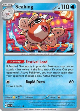 Seaking 21 - SV Prismatic Evolutions Reverse Holofoil