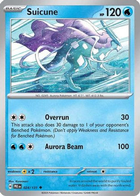 Suicune 24 - SV Prismatic Evolutions Reverse Holofoil