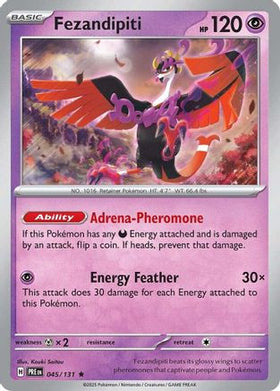 Fezandipiti 45 - SV Prismatic Evolutions Holofoil