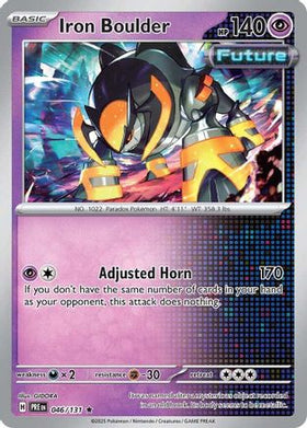Iron Boulder 46 - SV Prismatic Evolutions Holofoil