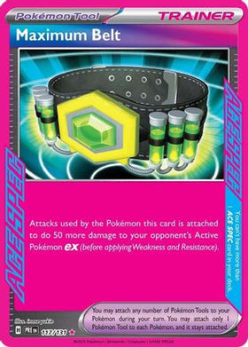 Maximum Belt 117 - SV Prismatic Evolutions Holofoil