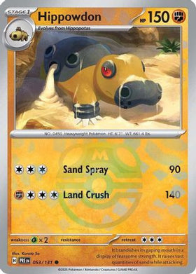 Hippowdon (Master Ball Pattern) 53 - SV Prismatic Evolutions Holofoil