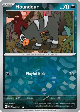 Houndour (Master Ball Pattern) 62 - SV Prismatic Evolutions Holofoil