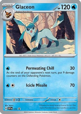 Glaceon - 171 (Cosmo Holo) - SV Scarlet Violet Promo Cards Holofoil
