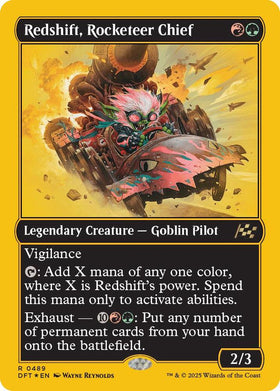 Redshift, Rocketeer Chief (First-Place Foil)