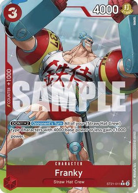 Franky (Parallel) (ST21-011) Starter Deck EX: Gear 5 Foil