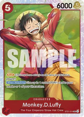 Monkey.D.Luffy (014) (ST21-014) Starter Deck EX: Gear 5 Foil