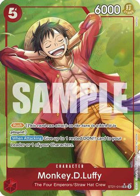 Monkey.D.Luffy (014) (Parallel) (ST21-014) Starter Deck EX: Gear 5 Foil