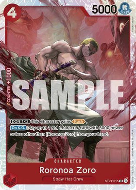 Roronoa Zoro (ST21-015) Starter Deck EX: Gear 5 Foil