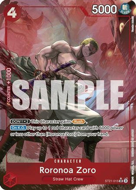 Roronoa Zoro (Parallel) (ST21-015) Starter Deck EX: Gear 5 Foil