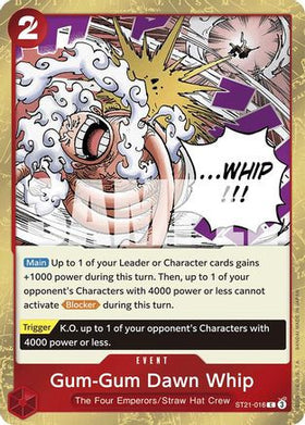 Gum-Gum Dawn Whip (ST21-016) Starter Deck EX: Gear 5 Foil