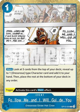 Fo...llow...Me...and...I...Will...Gui...de...You (OP10-059) Royal Blood Foil