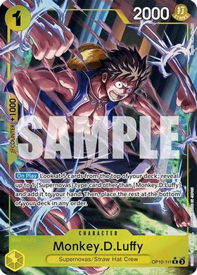 Monkey.D.Luffy (111) (Parallel) (OP10-111) Royal Blood Foil