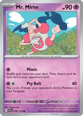 Mr. Mime 58 - SV09 Journey Together