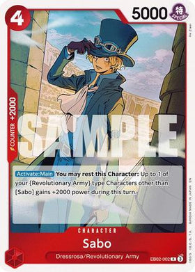 Sabo (EB02-002) Extra Booster: Anime 25th Collection Foil