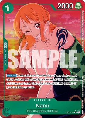 Nami (Alternate Art) (EB02-017) Extra Booster: Anime 25th Collection Foil