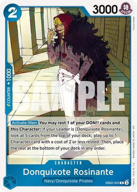 Donquixote Rosinante (EB02-025) Extra Booster: Anime 25th Collection Foil