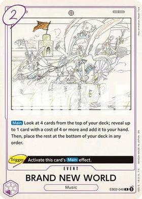 BRAND NEW WORLD (EB02-040) Extra Booster: Anime 25th Collection Foil