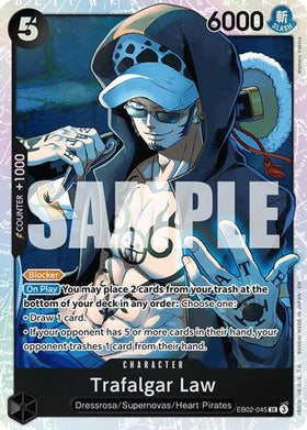 Trafalgar Law (EB02-045) Extra Booster: Anime 25th Collection Foil