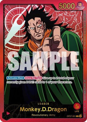 Monkey.D.Dragon (SPR) (OP07-001) Extra Booster: Anime 25th Collection Foil