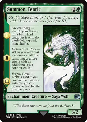 Summon: Fenrir