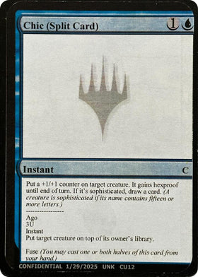 Chic (Split Card)
