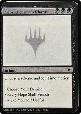The Archenemy's Charm
