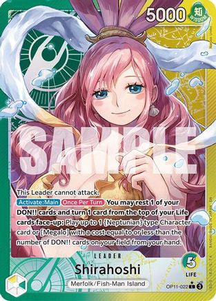 Shirahoshi (022) (Alternate Art) (OP11-022) A Fist of Divine Speed Foil