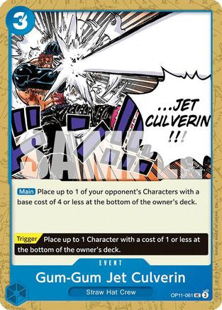 Gum-Gum Jet Culverin (OP11-061) A Fist of Divine Speed