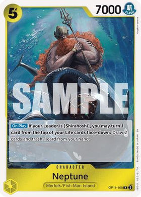 Neptune (OP11-108) A Fist of Divine Speed Foil