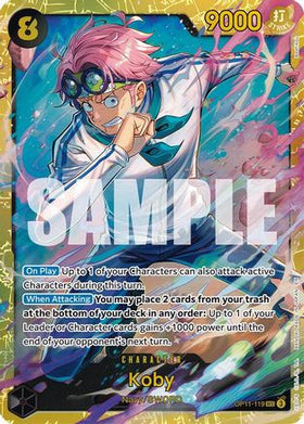Koby (119) (OP11-119) A Fist of Divine Speed Foil