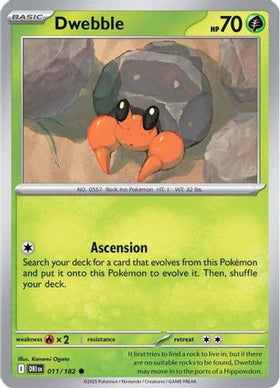 Dwebble 11 - SV10 Destined Rivals