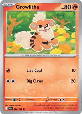 Growlithe 27 - SV10 Destined Rivals