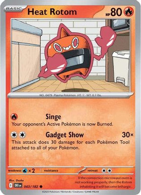 Heat Rotom 43 - SV10 Destined Rivals