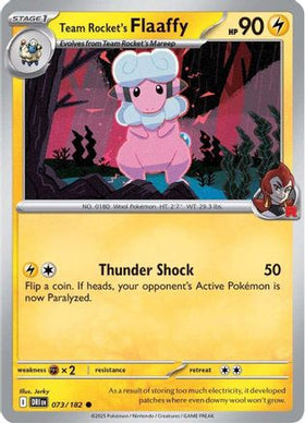 Team Rocket's Flaaffy 73 - SV10 Destined Rivals