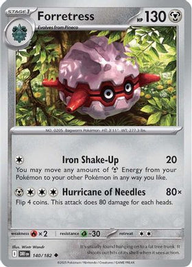 Forretress 140 - SV10 Destined Rivals
