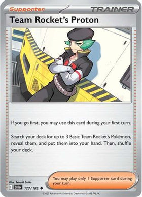 Team Rocket's Proton - 177/182 177 - SV10 Destined Rivals
