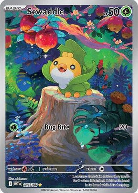 Sewaddle - 087/086 87 - SV White Flare Holofoil
