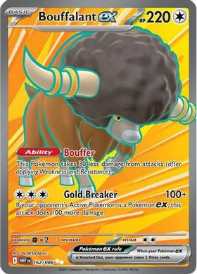 Bouffalant ex - 162/086 162 - SV White Flare Holofoil