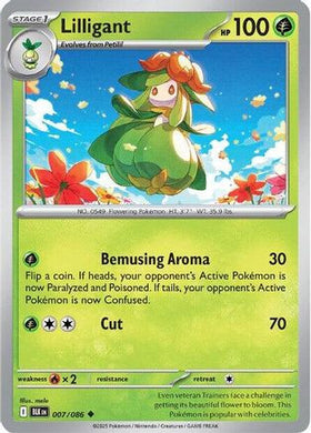 Lilligant 7 - SV Black Bolt Reverse Holofoil