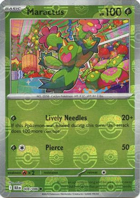 Maractus (Master Ball Pattern) 8 - SV Black Bolt Holofoil
