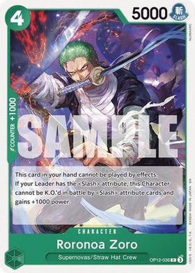 Roronoa Zoro (036) (OP12-036) Legacy of the Master