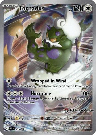 Tornadus - 210 (Pokemon Center Exclusive) 210 - SV Scarlet Violet Promo Cards Holofoil (LP)